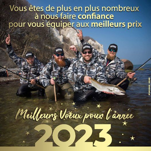 Meilleurs Voeux de pêche pour 2023
